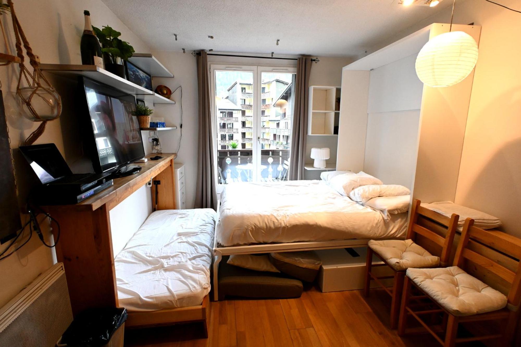 Cozy Chamonix Ski Studio With Mountain Views 외부 사진