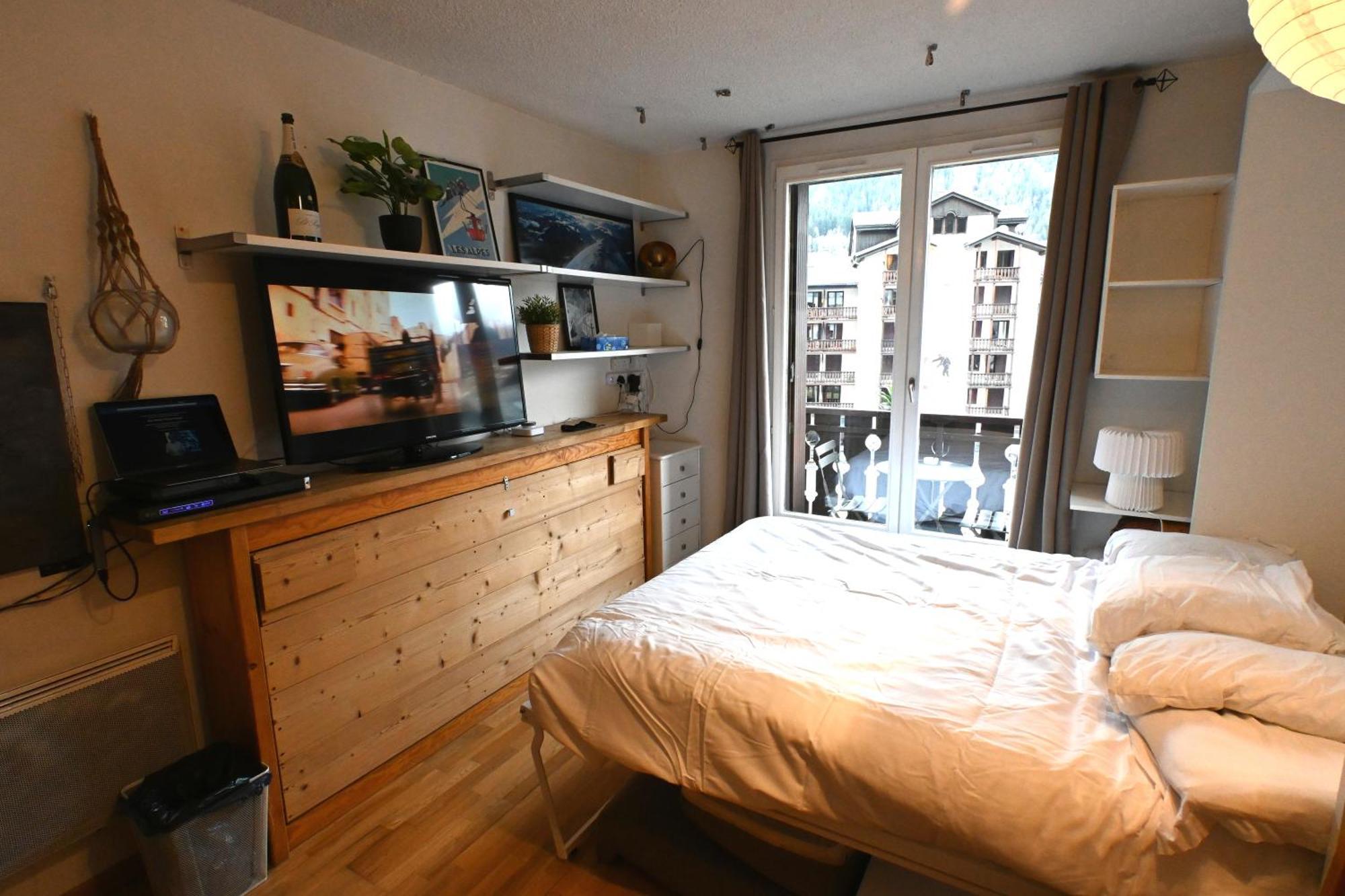 Cozy Chamonix Ski Studio With Mountain Views 외부 사진